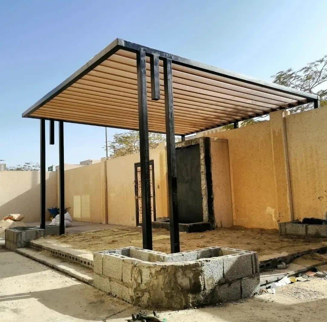 برجولات خشبية مقاومة للشمس والرطوبة