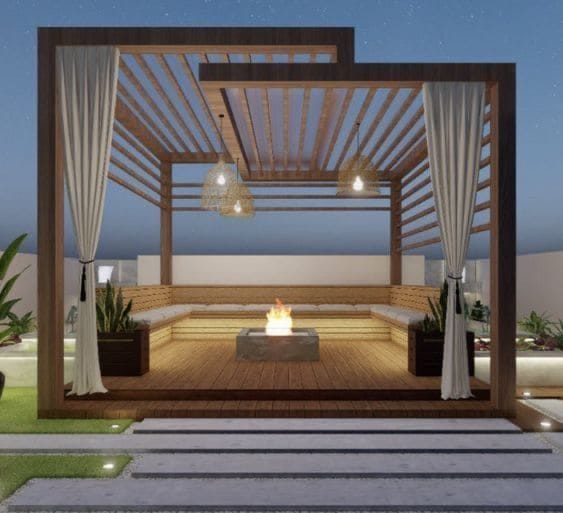أفضل شركة تركيب مظلات جلسات أسطح بالرياض | تصاميم عصرية للفلل والمنازل